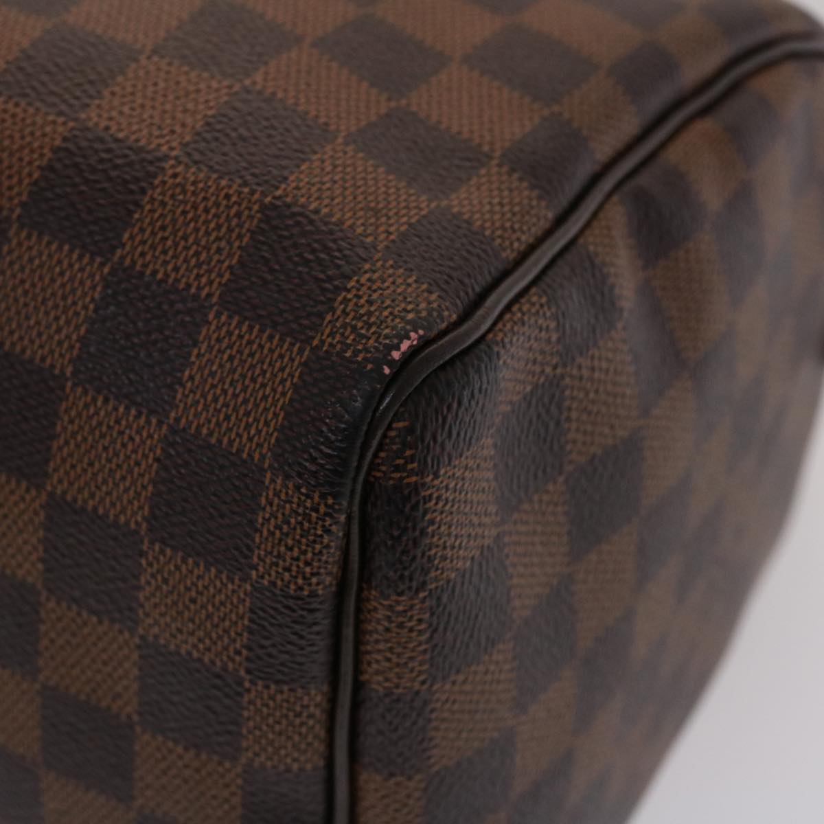 LOUIS VUITTON Damier Ebene Speedy 30 Hand Bag N41364 LV Auth 43860