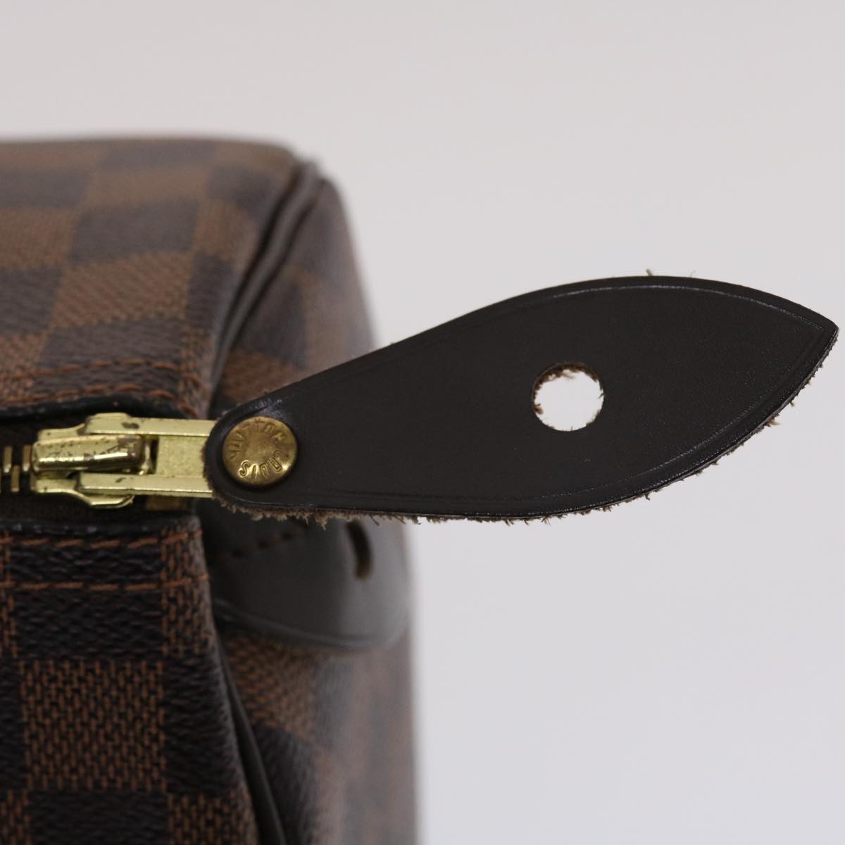 LOUIS VUITTON Damier Ebene Speedy 30 Hand Bag N41364 LV Auth 43860