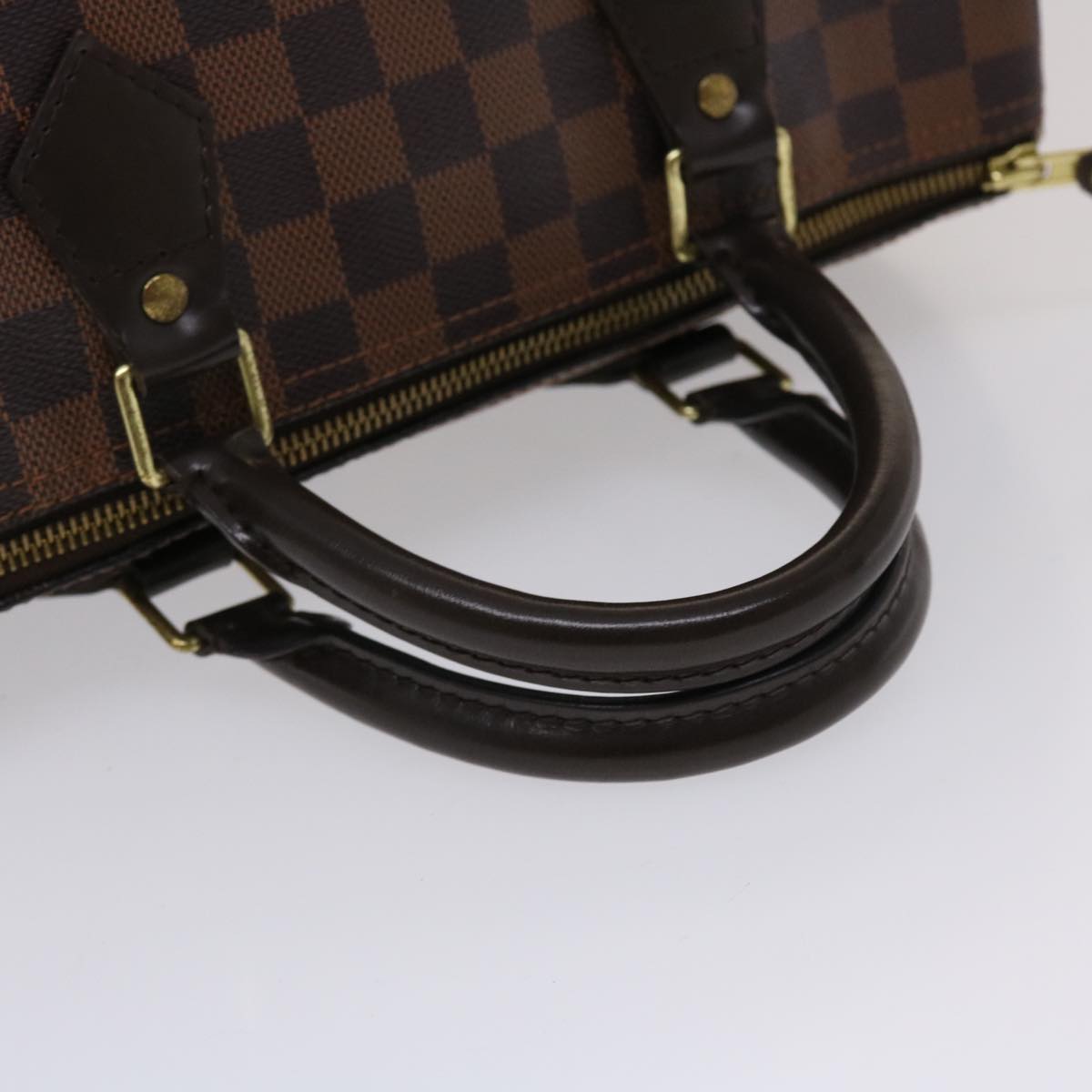 LOUIS VUITTON Damier Ebene Speedy 30 Hand Bag N41364 LV Auth 43860