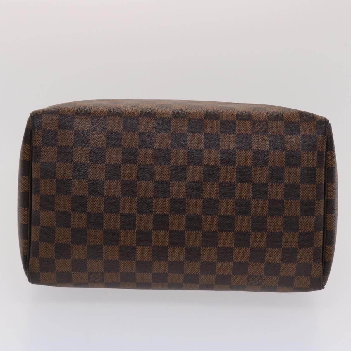 LOUIS VUITTON Damier Ebene Speedy 30 Hand Bag N41364 LV Auth 43860