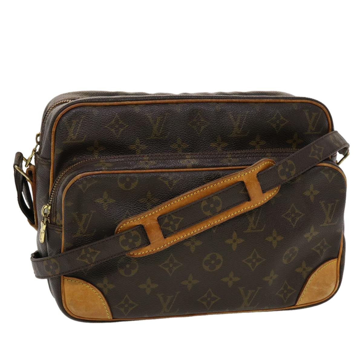 LOUIS VUITTON Monogram Nile Shoulder Bag M45244 LV Auth 43887