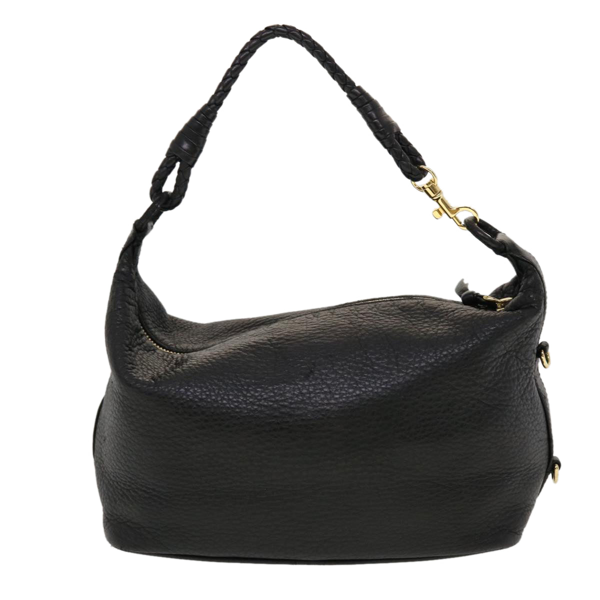 BOTTEGAVENETA Shoulder Bag Leather Black Auth 43904 - 0