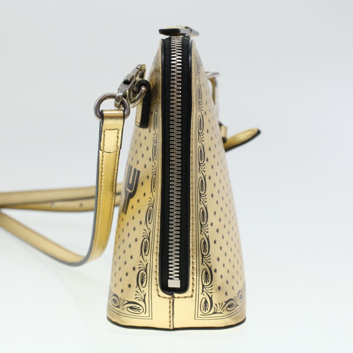 GUCCI Shoulder Bag Leather Gold 511189 Auth 43933 Brand Street Tokyo