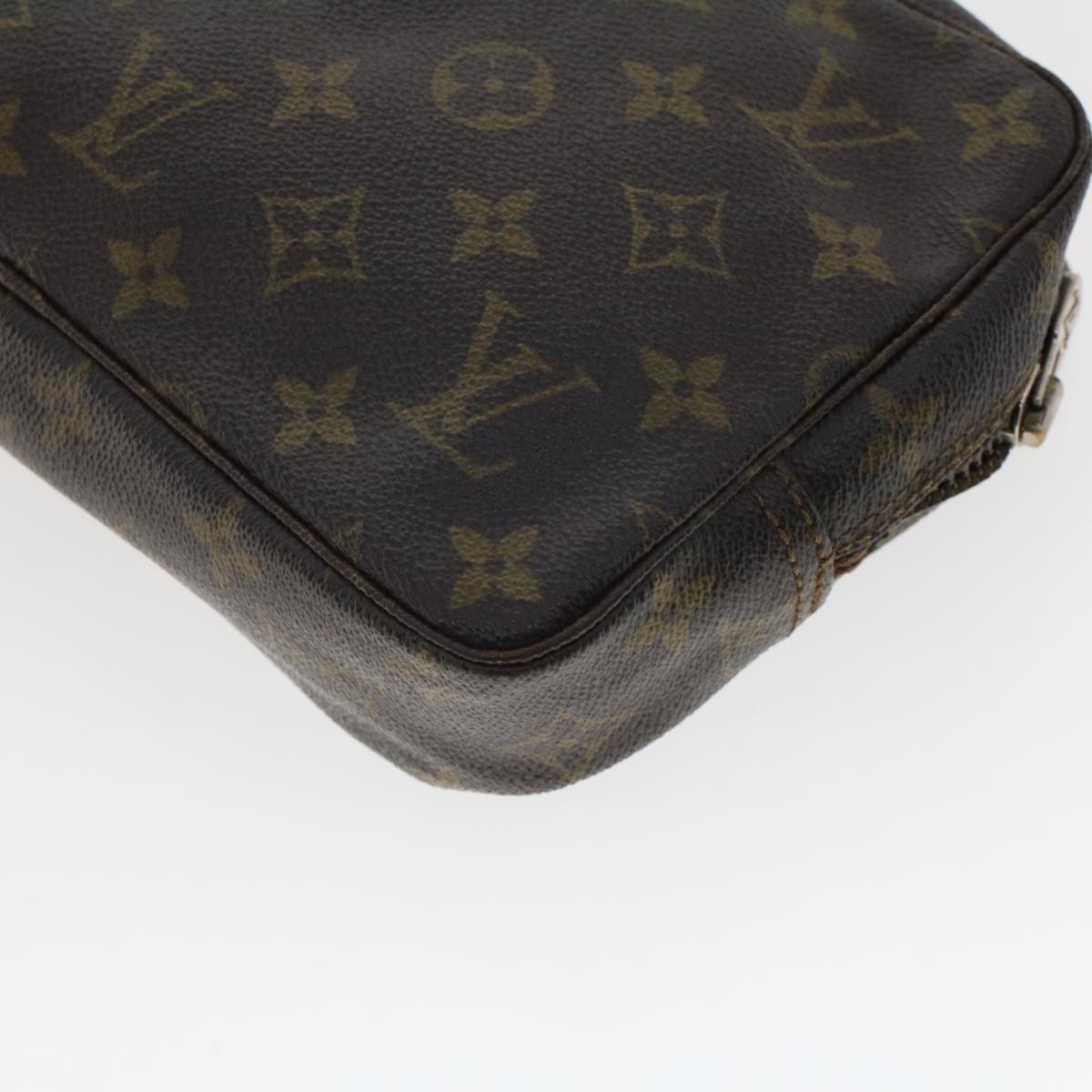 LOUIS VUITTON Monogram Trousse Toilette 23 Clutch Bag M47524 LV Auth 43948