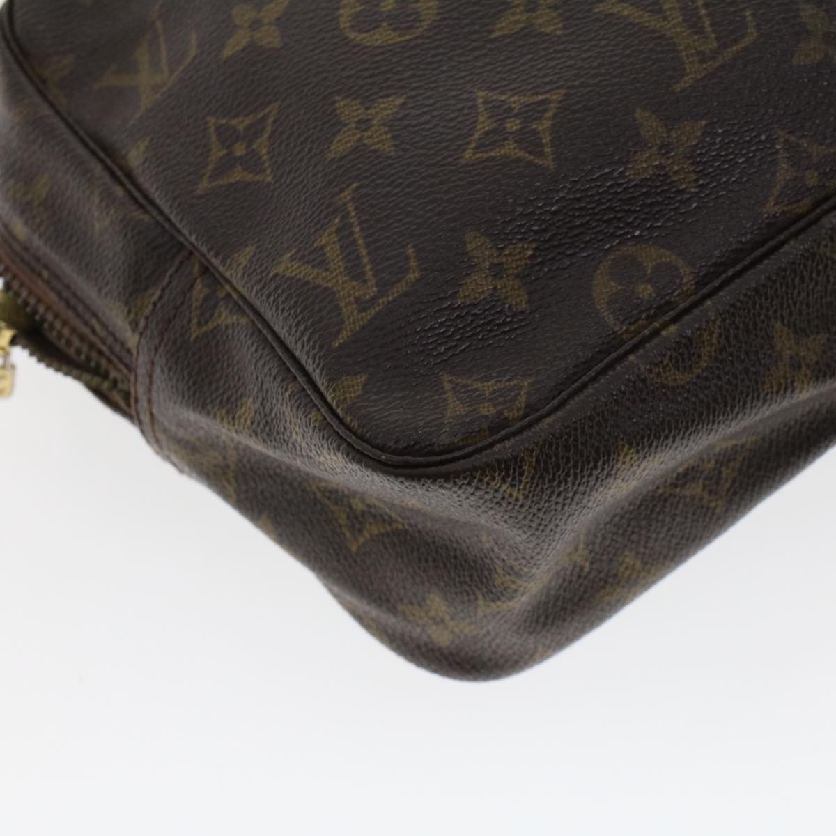 LOUIS VUITTON Monogram Trousse Toilette 28 Clutch Bag M47522 LV Auth 43950