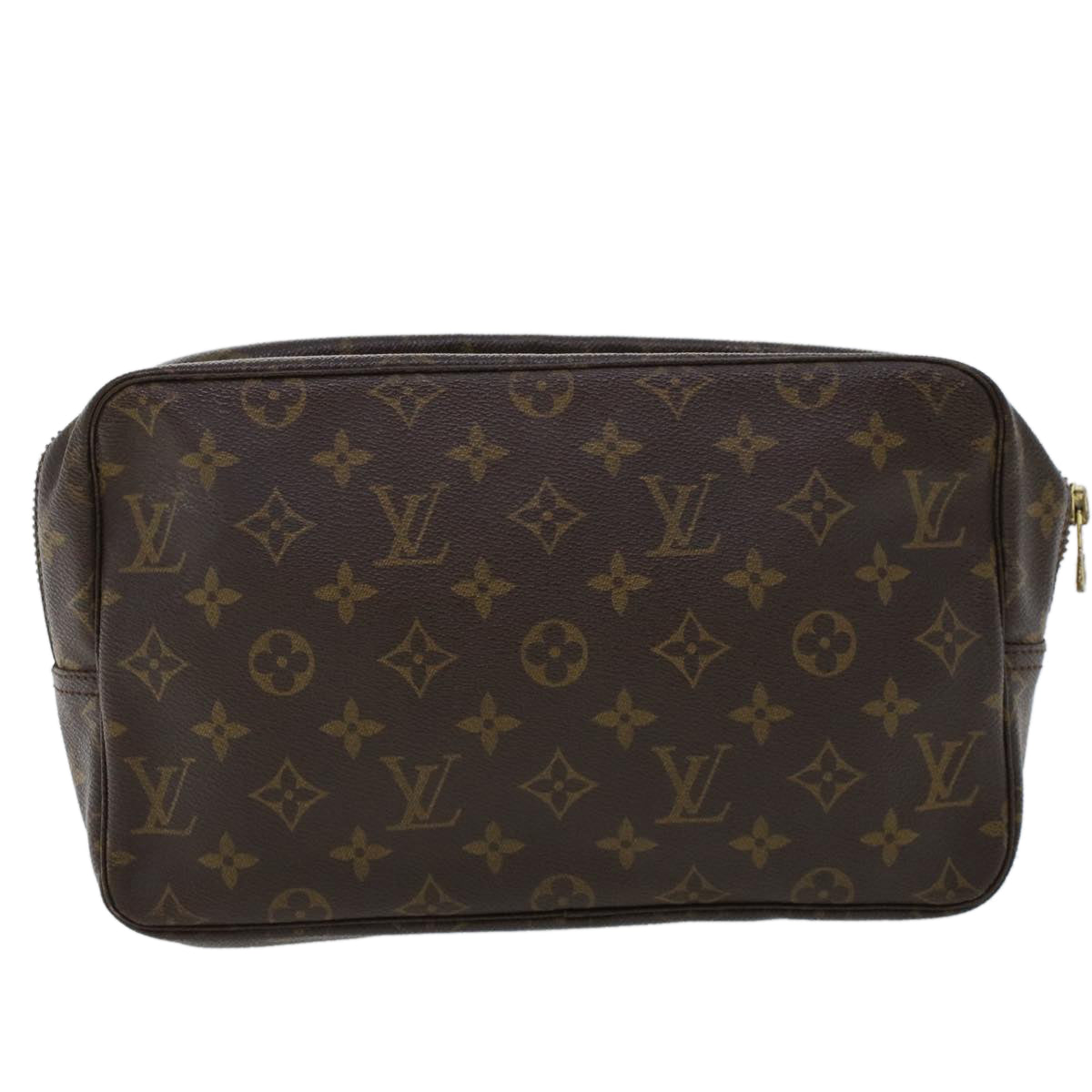 LOUIS VUITTON Monogram Trousse Toilette 28 Clutch Bag M47522 LV Auth 43950