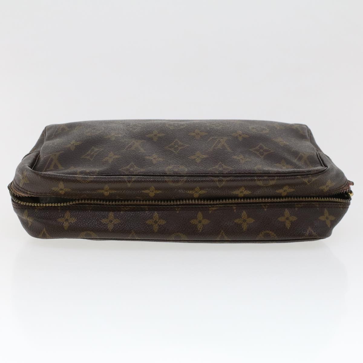 LOUIS VUITTON Monogram Trousse Toilette 28 Clutch Bag M47522 LV Auth 43950