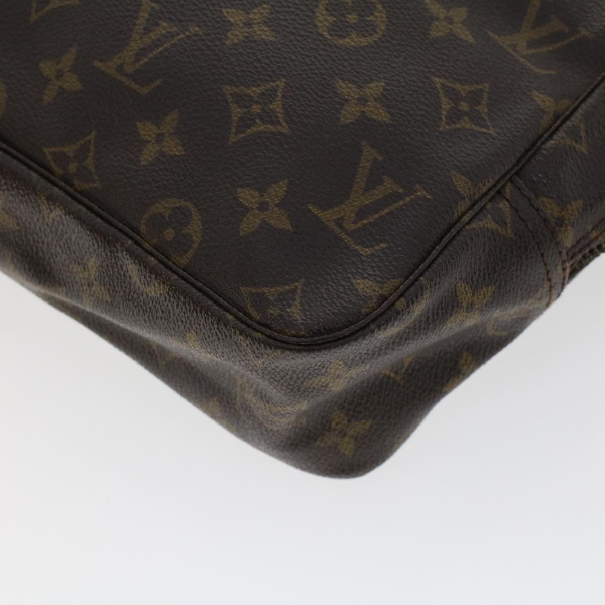 LOUIS VUITTON Monogram Trousse Toilette 28 Clutch Bag M47522 LV Auth 43950