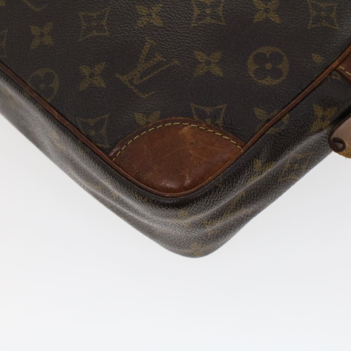 LOUIS VUITTON Monogram Compiegne 28 Clutch Bag M51845 LV Auth 43951