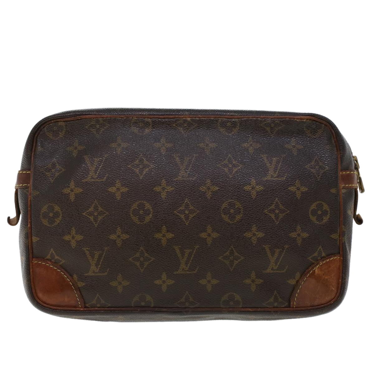 LOUIS VUITTON Monogram Compiegne 28 Clutch Bag M51845 LV Auth 43951 - 0