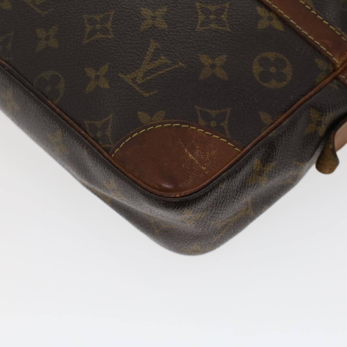 LOUIS VUITTON Monogram Compiegne 28 Clutch Bag M51845 LV Auth 43951