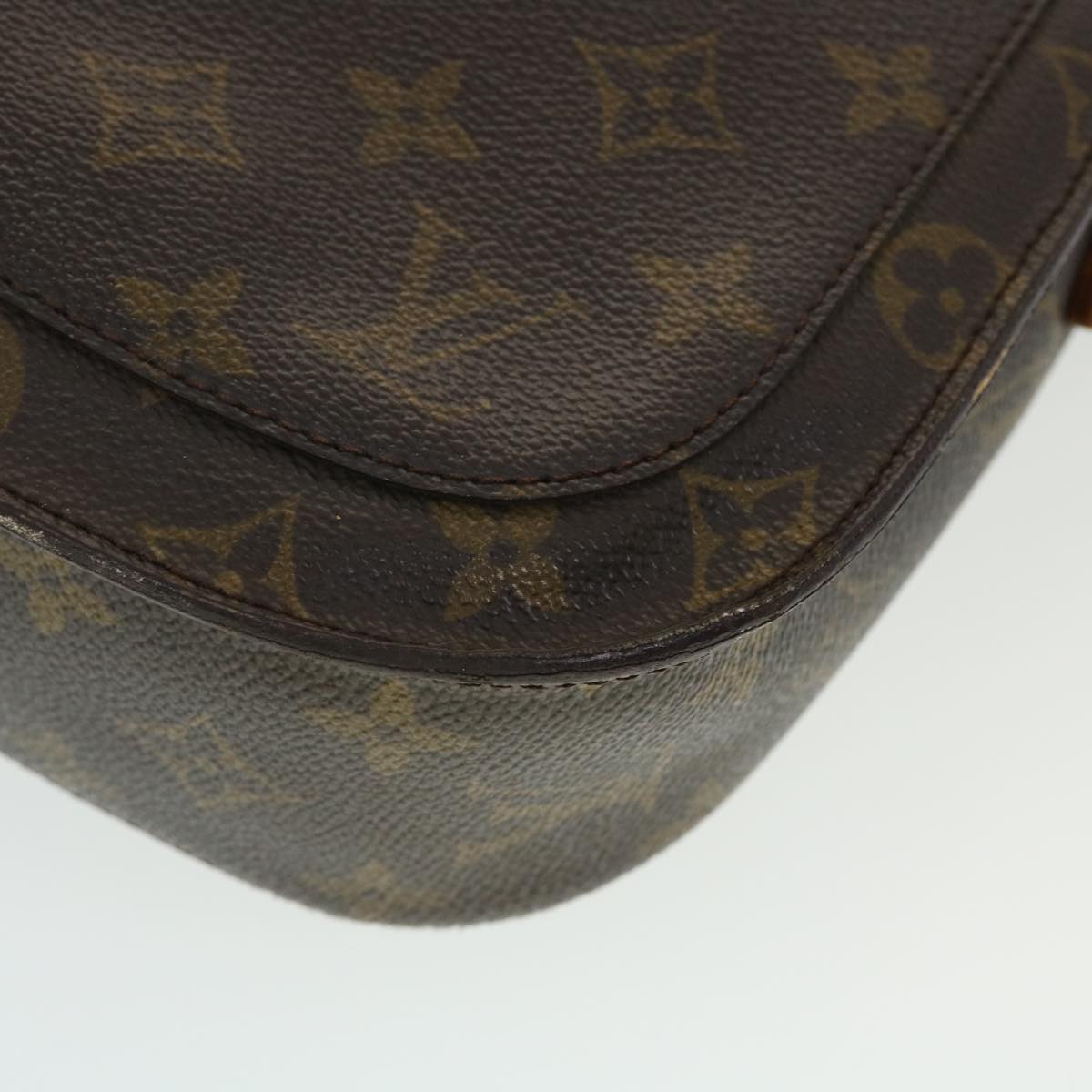 LOUIS VUITTON Monogram Saint Cloud GM Shoulder Bag M51242 LV Auth 43957