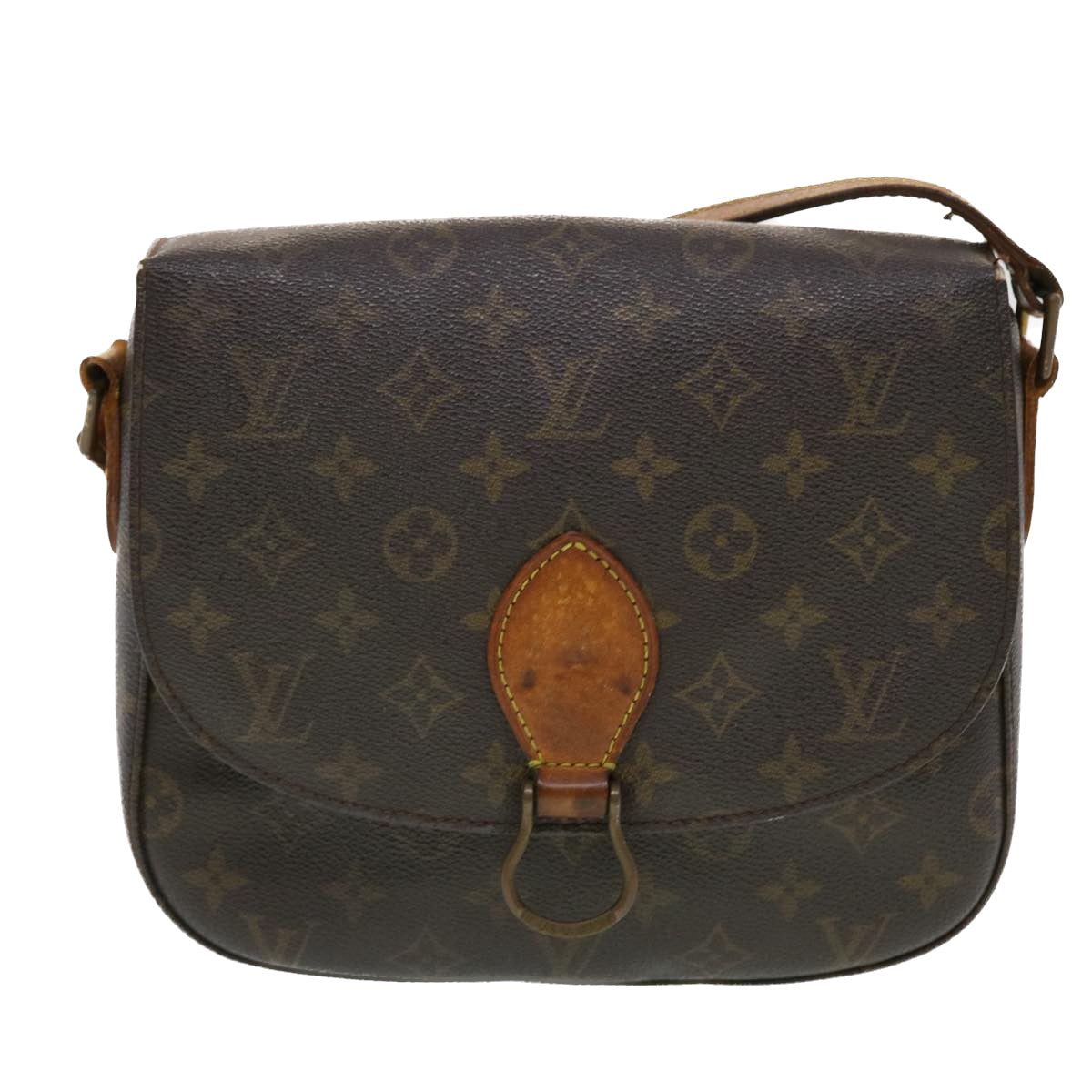 LOUIS VUITTON Monogram Saint Cloud GM Shoulder Bag M51242 LV Auth 43957