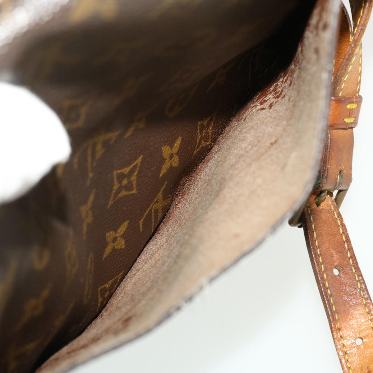 LOUIS VUITTON Monogram Saint Cloud GM Shoulder Bag M51242 LV Auth 43957