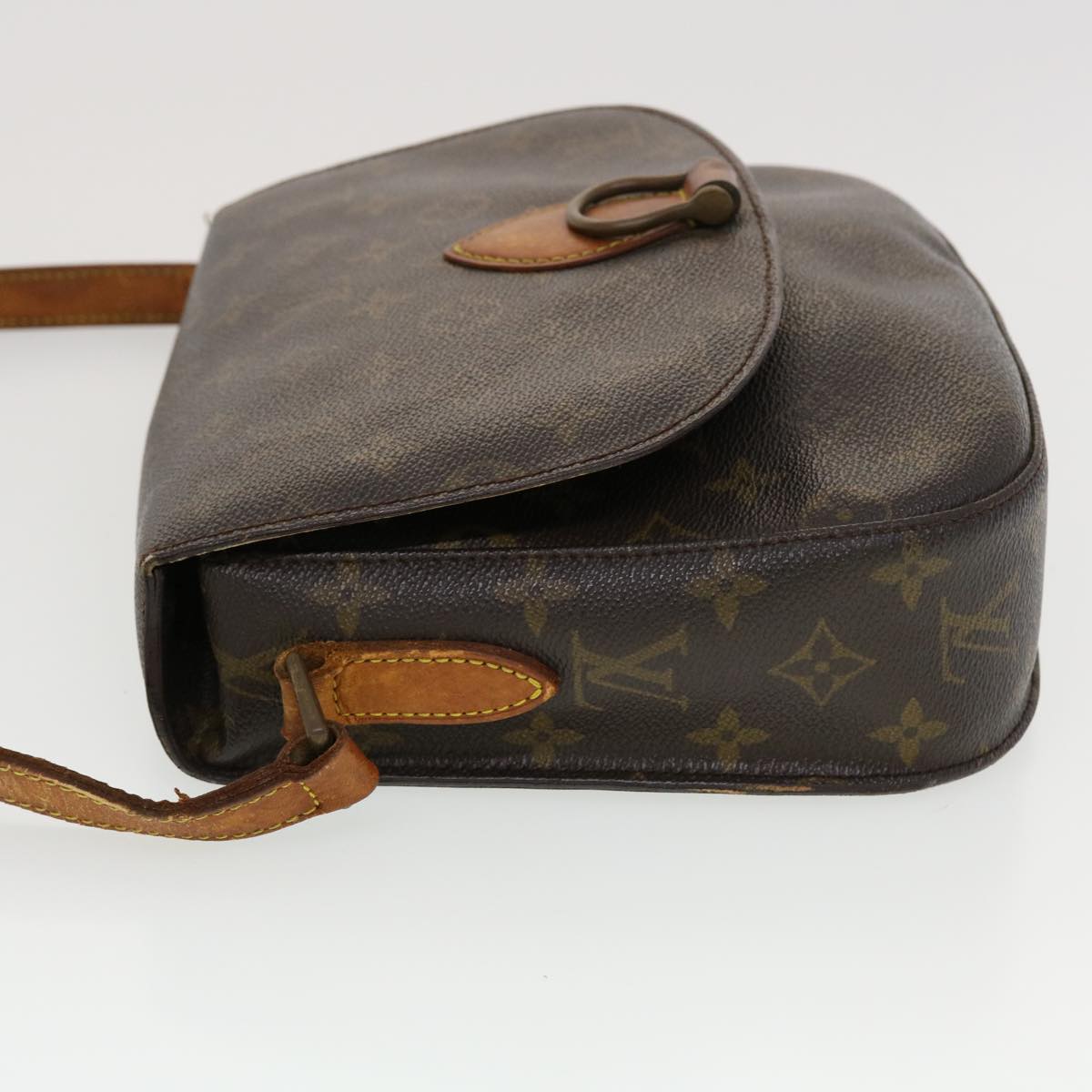 LOUIS VUITTON Monogram Saint Cloud GM Shoulder Bag M51242 LV Auth 43957