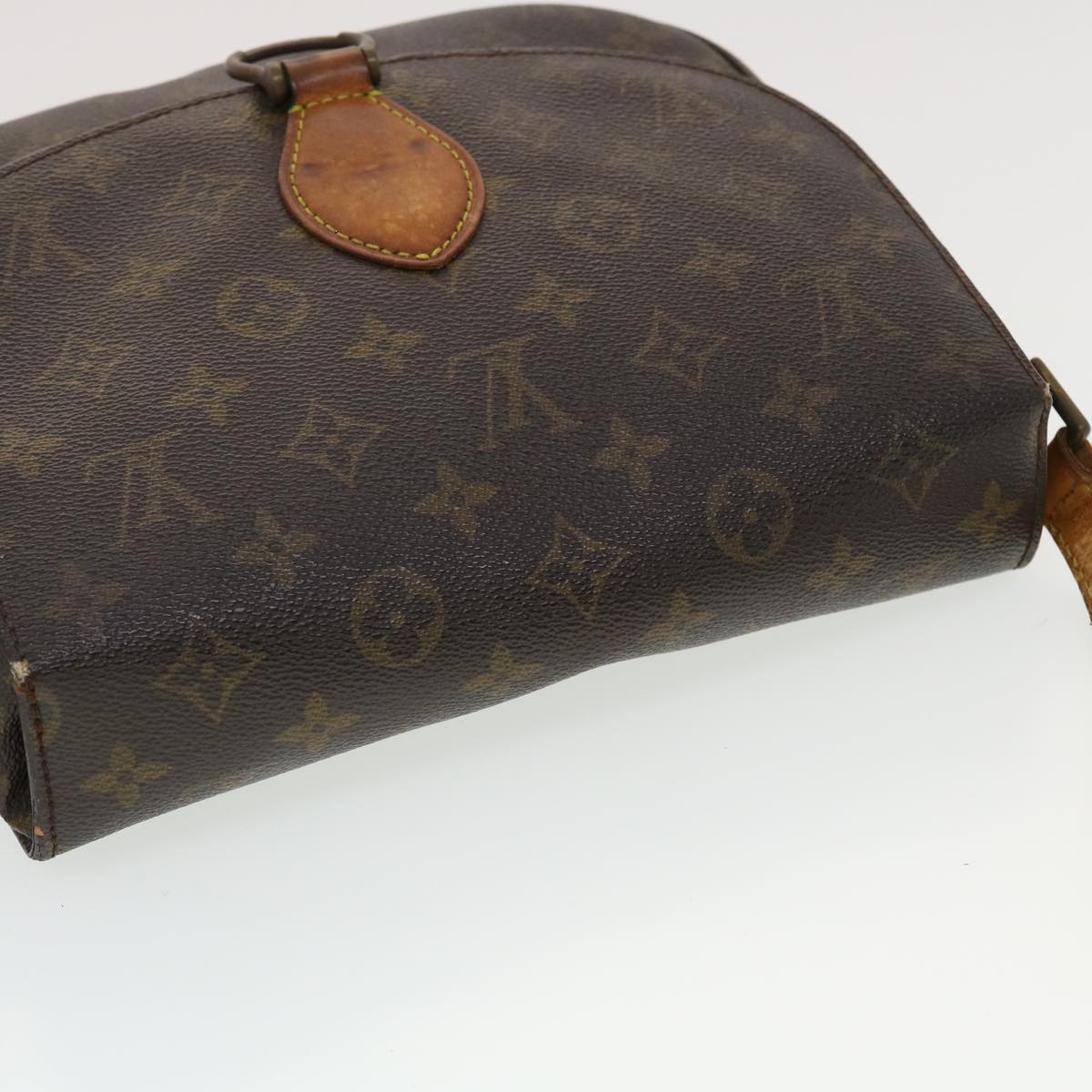 LOUIS VUITTON Monogram Saint Cloud GM Shoulder Bag M51242 LV Auth 43957