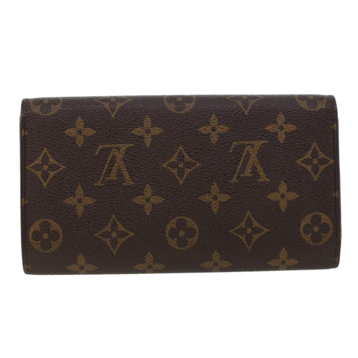 LOUIS VUITTON Monogram Portefeuille International Long Wallet M61217 Auth 43981 - 0