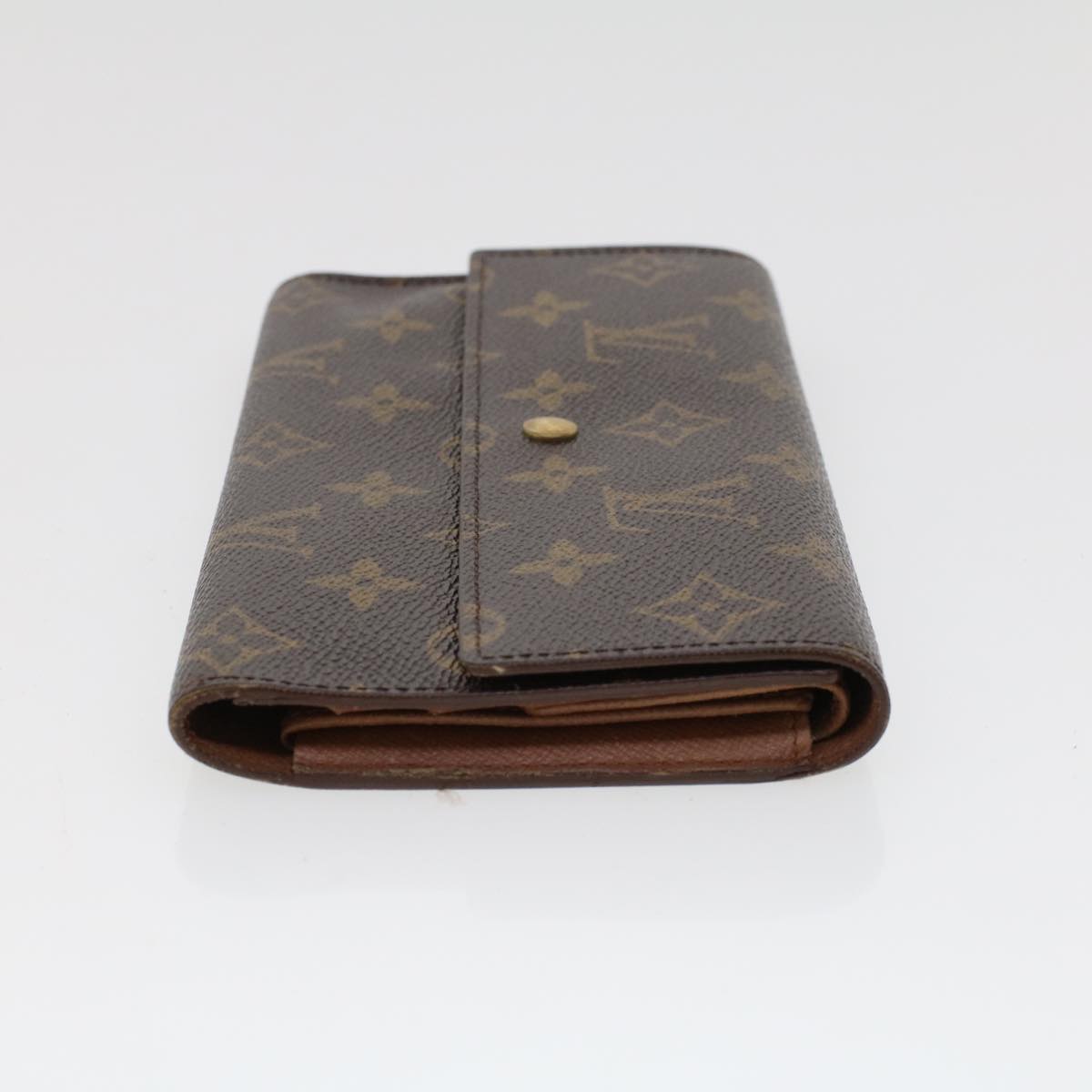 LOUIS VUITTON Monogram Portefeuille International Long Wallet M61217 Auth 43981