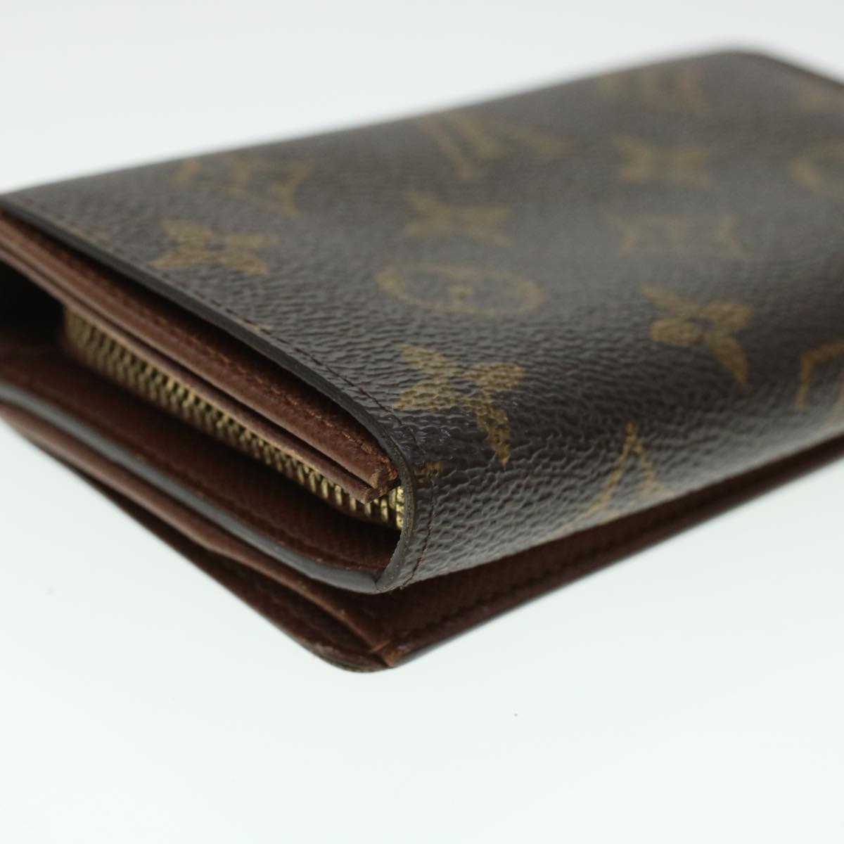 LOUIS VUITTON Monogram Porte Monnaie Billets Tresor Wallet M61730 LV Auth 43983