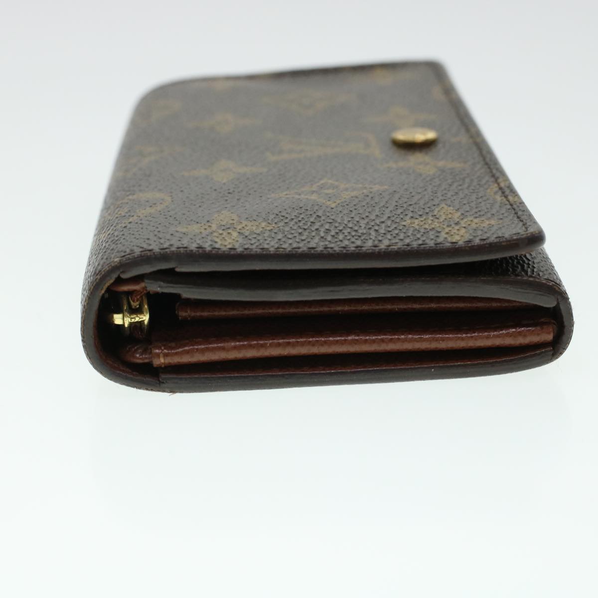 LOUIS VUITTON Monogram Porte Monnaie Billets Tresor Wallet M61730 LV Auth 43983