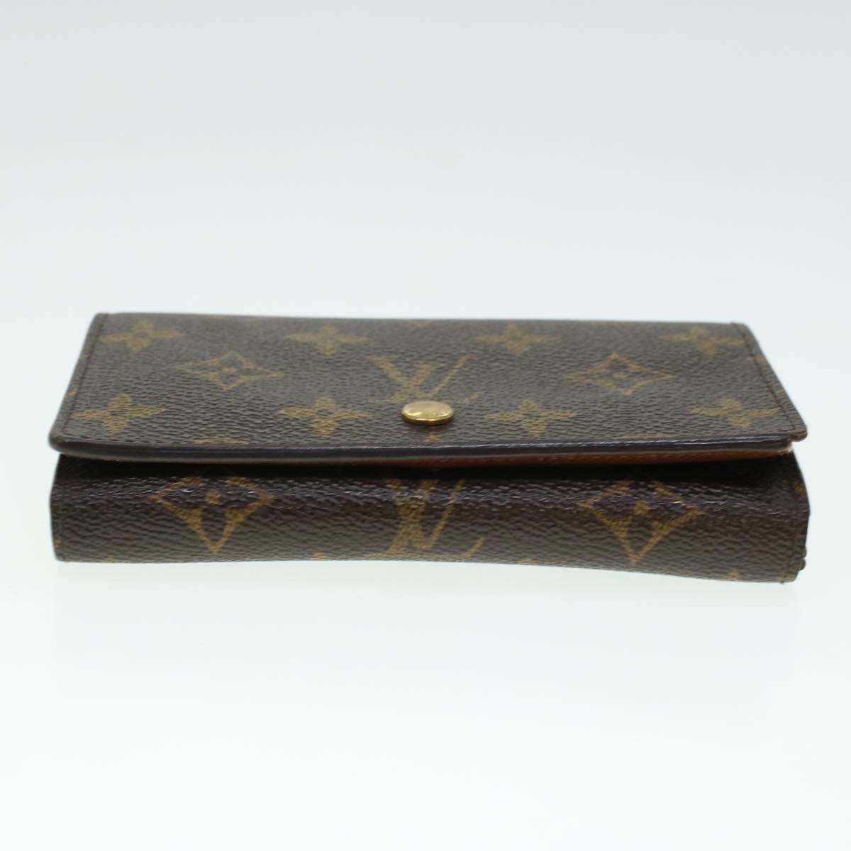 LOUIS VUITTON Monogram Porte Monnaie Billets Tresor Wallet M61730 LV Auth 43983