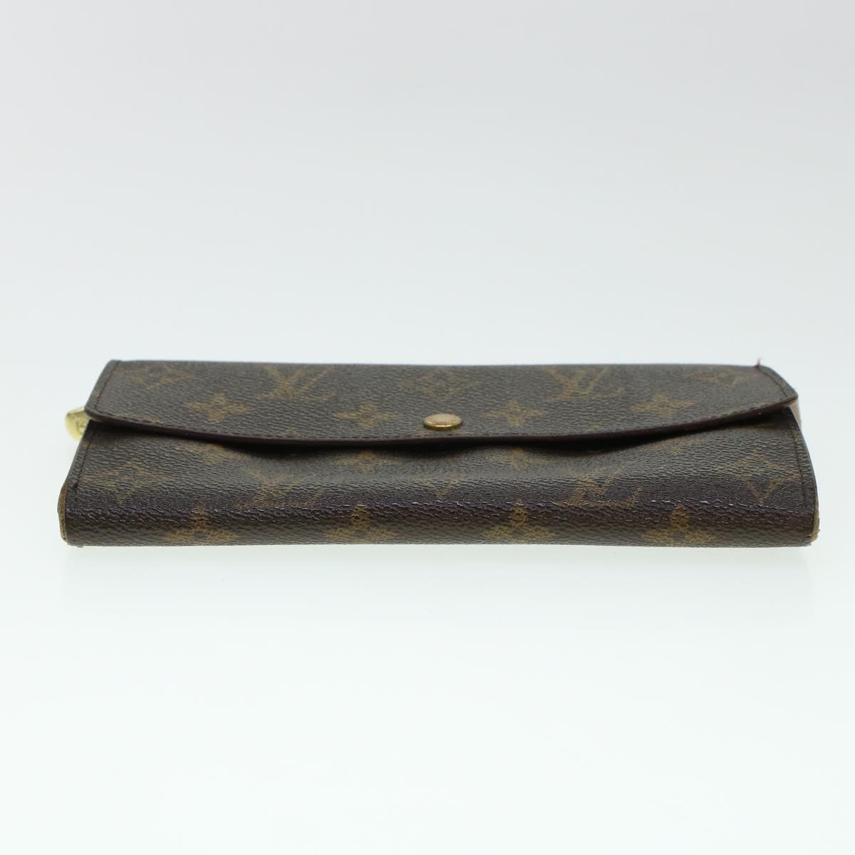 LOUIS VUITTON Monogram Portefeuille Sarah Long Wallet M60531 LV Auth 43989