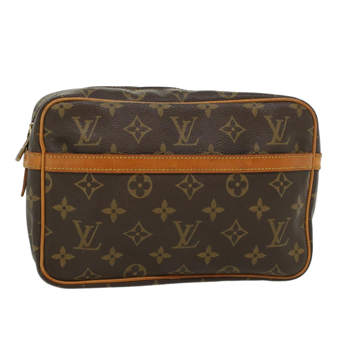 LOUIS VUITTON Monogram Compiegne 23 Clutch Bag M51847 LV Auth 44004