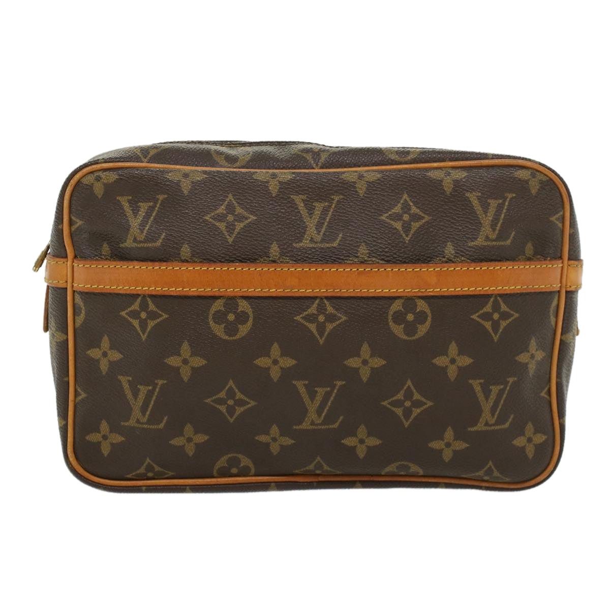 LOUIS VUITTON Monogram Compiegne 23 Clutch Bag M51847 LV Auth 44004