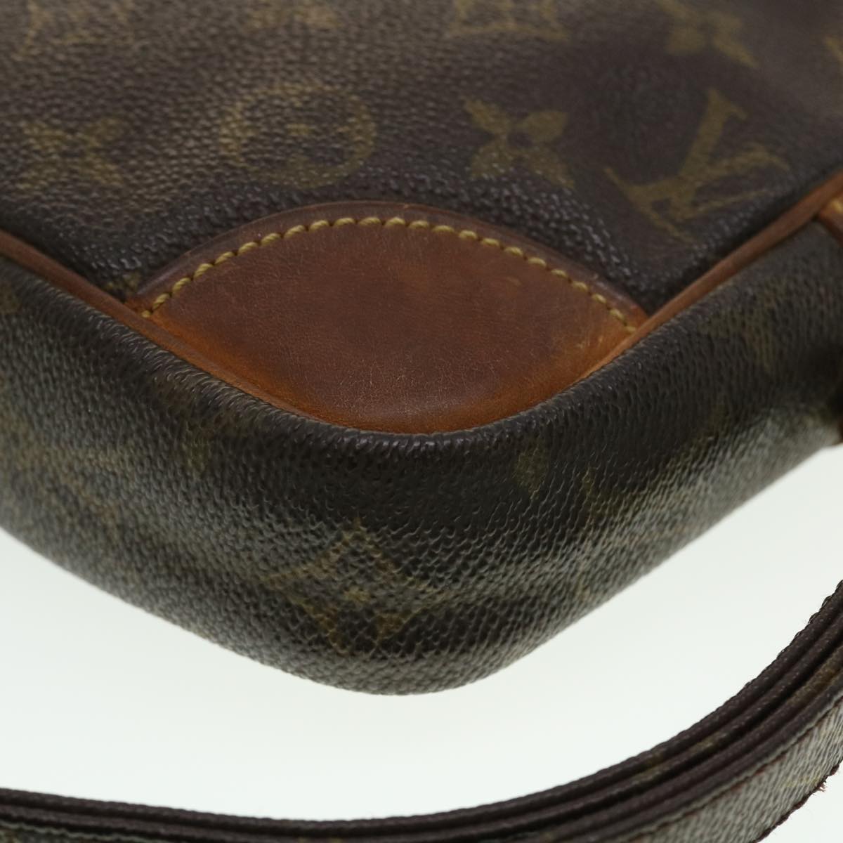 LOUIS VUITTON Monogram Marly Dragonne GM Clutch Bag Vintage M51825 LV Auth 44011