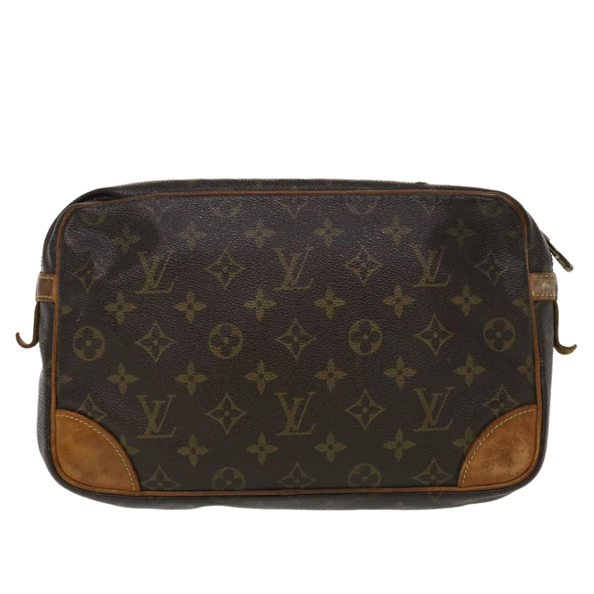 LOUIS VUITTON Monogram Compiegne 28 Clutch Bag M51845 LV Auth 44012 - 0