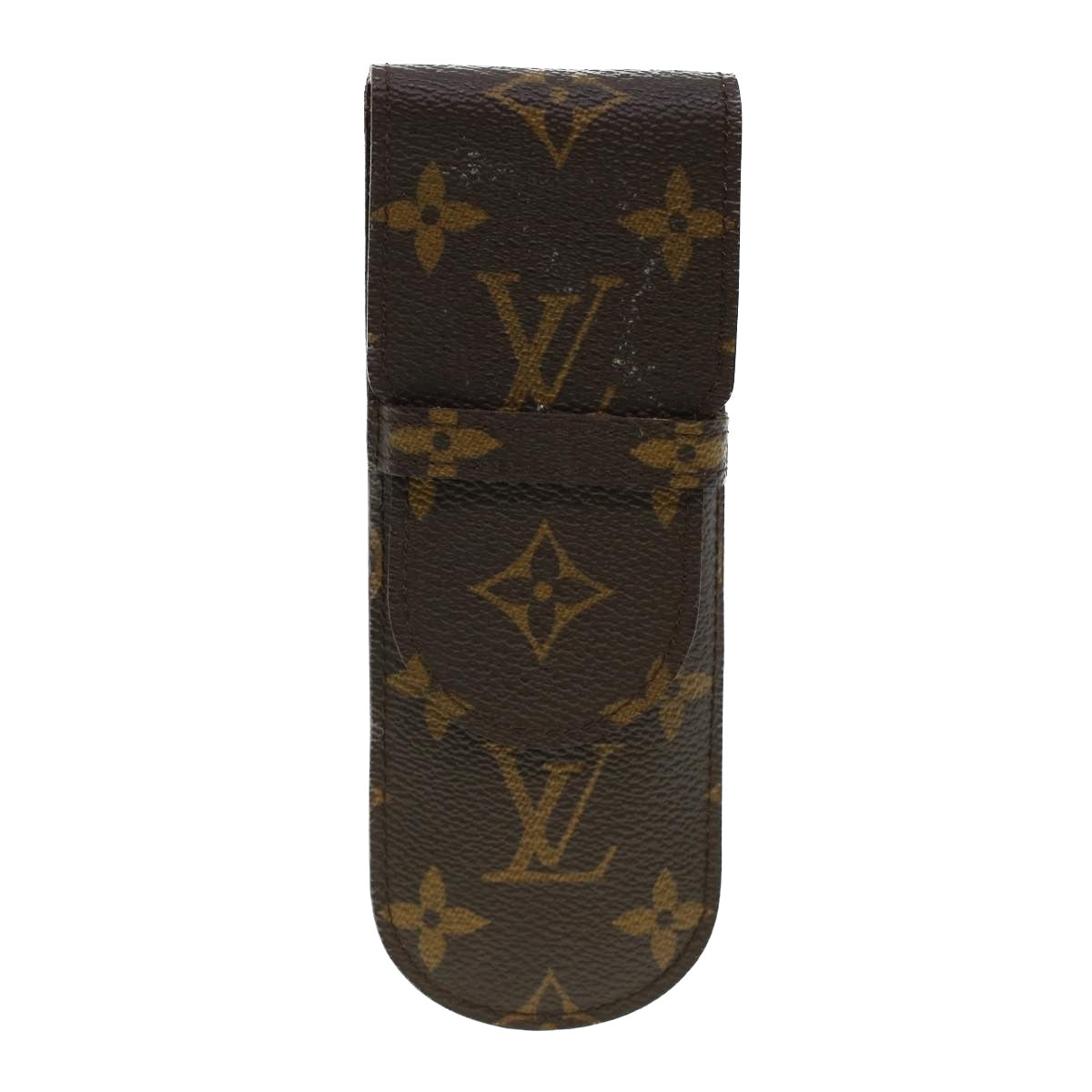 LOUIS VUITTON Monogram Etui Stilo Pen Case M62990 LV Auth 44017