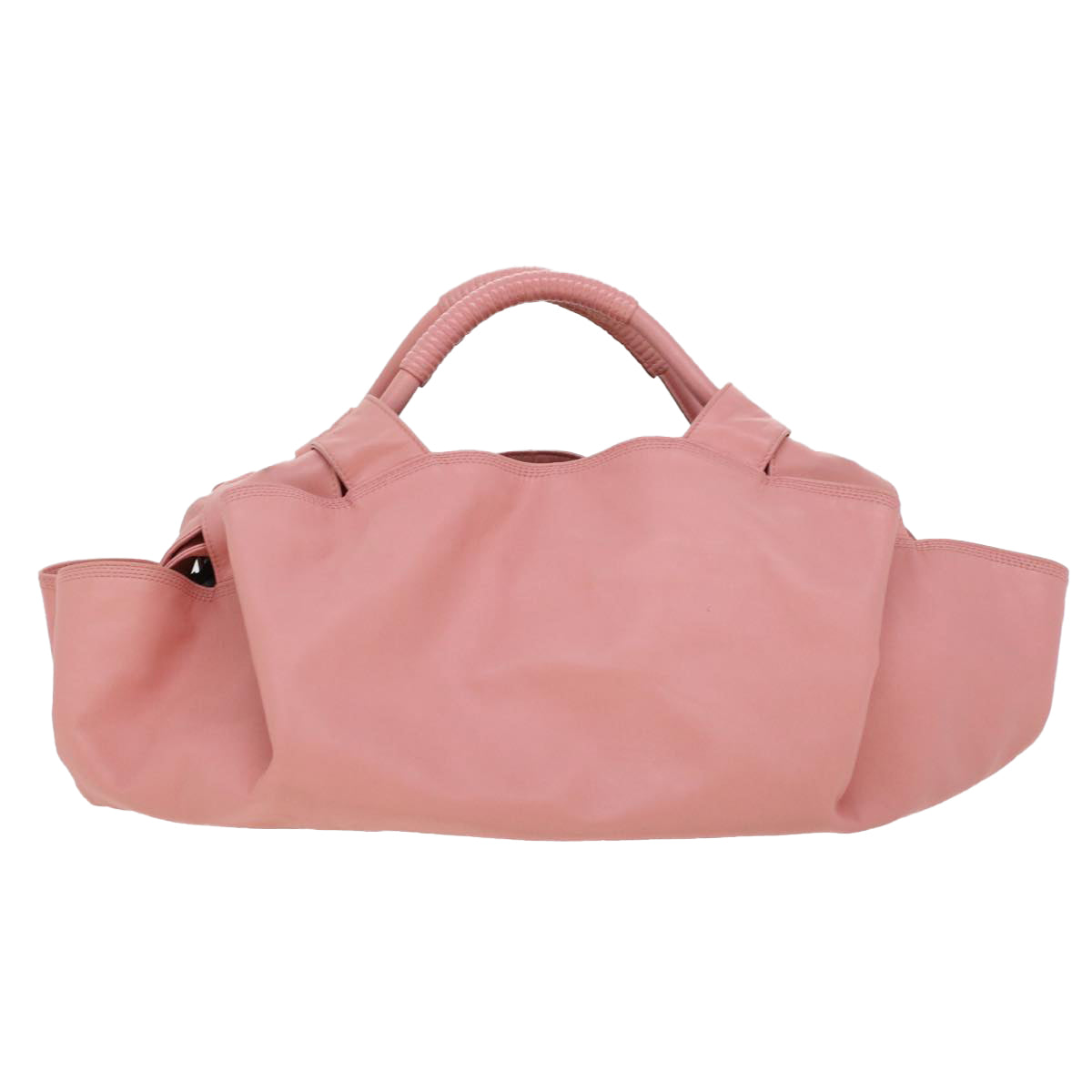 LOEWE Hand Bag Leather Pink Auth 44036 - 0