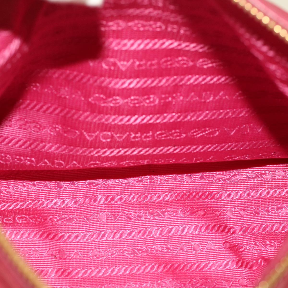 PRADA Shoulder Bag Nylon Pink Auth 44049