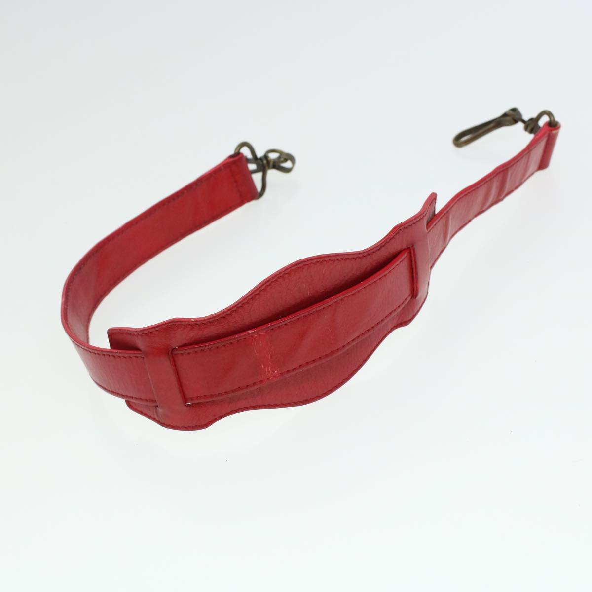 BALENCIAGA Tzigie Hand Bag Leather 2way Red Auth 44050