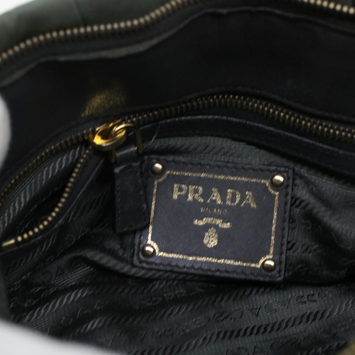 PRADA Hand Bag Nylon 2way Shoulder Bag Khaki Auth 44051