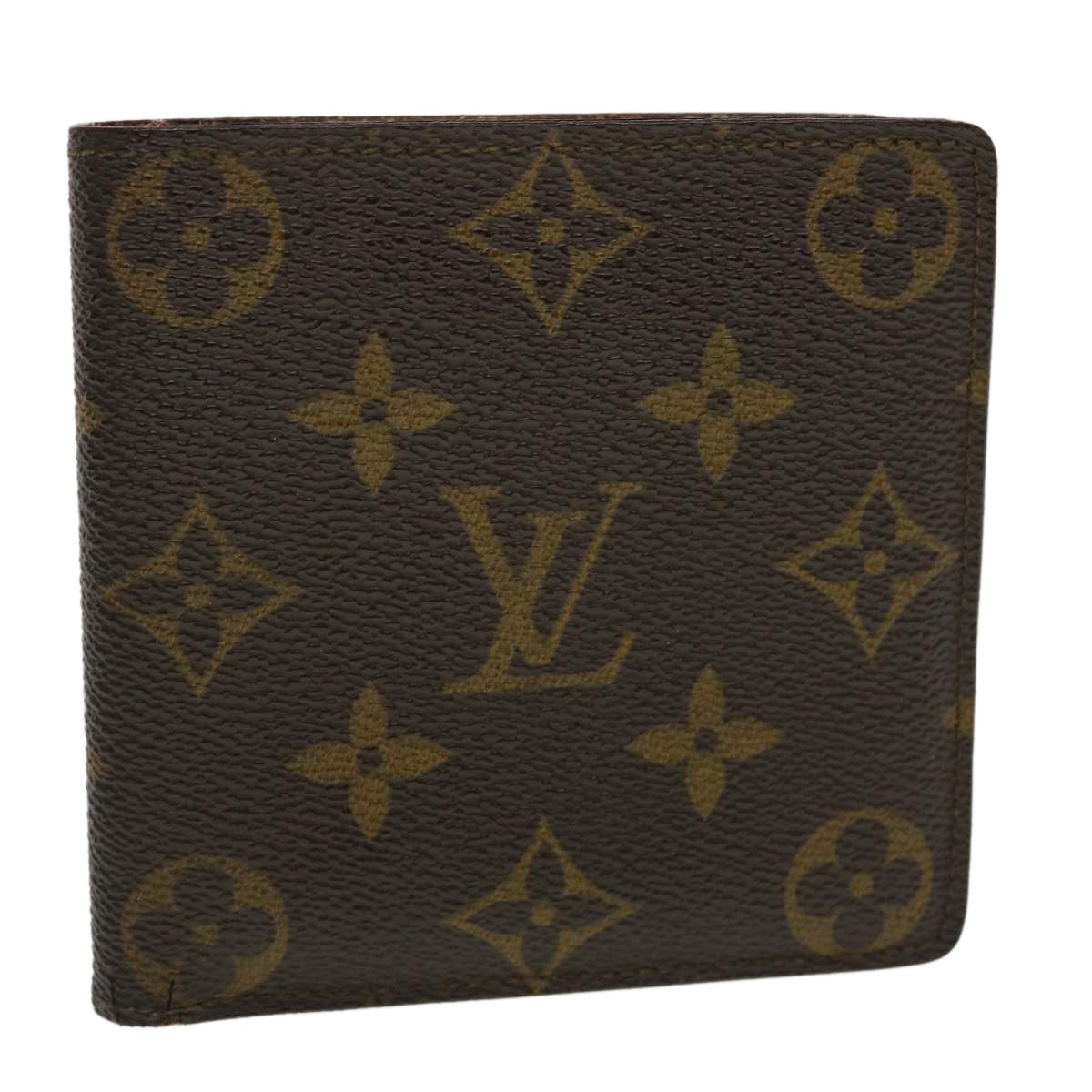 LOUIS VUITTON Monogram Portefeuille Marco Bifold Wallet M61675 LV Auth 44080