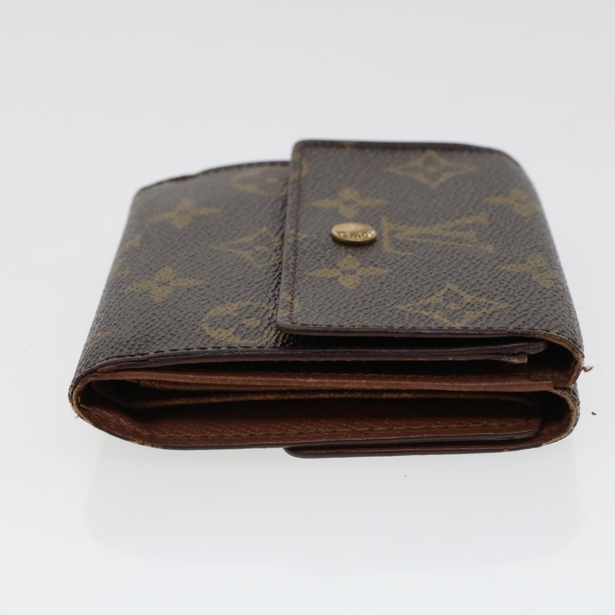 LOUIS VUITTON Monogram Portefeuille Elise Wallet M61654 LV Auth 44081