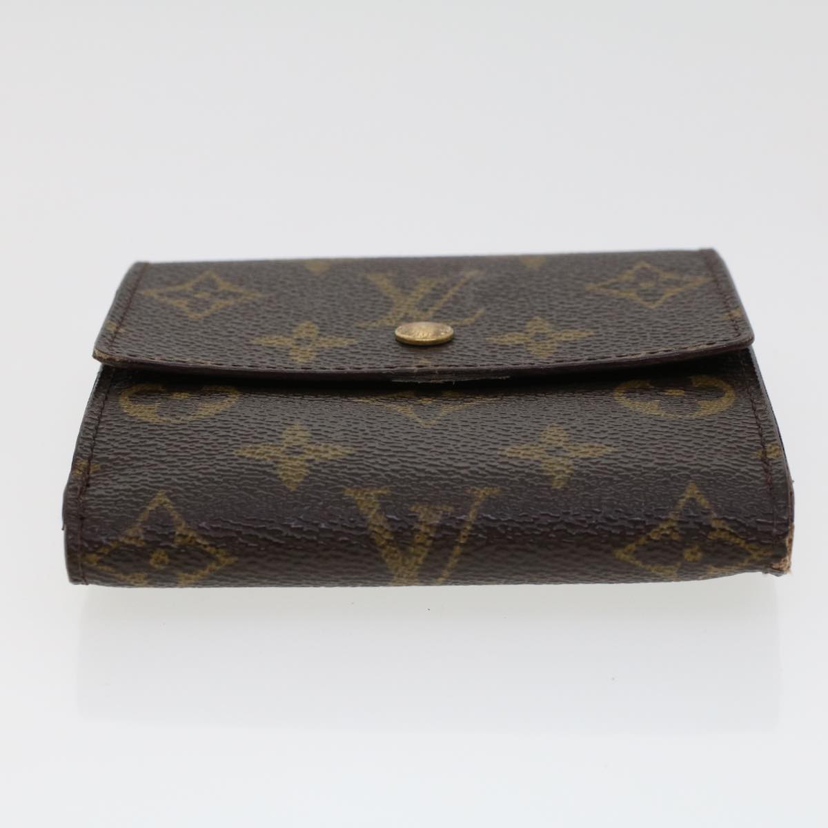 LOUIS VUITTON Monogram Portefeuille Elise Wallet M61654 LV Auth 44081