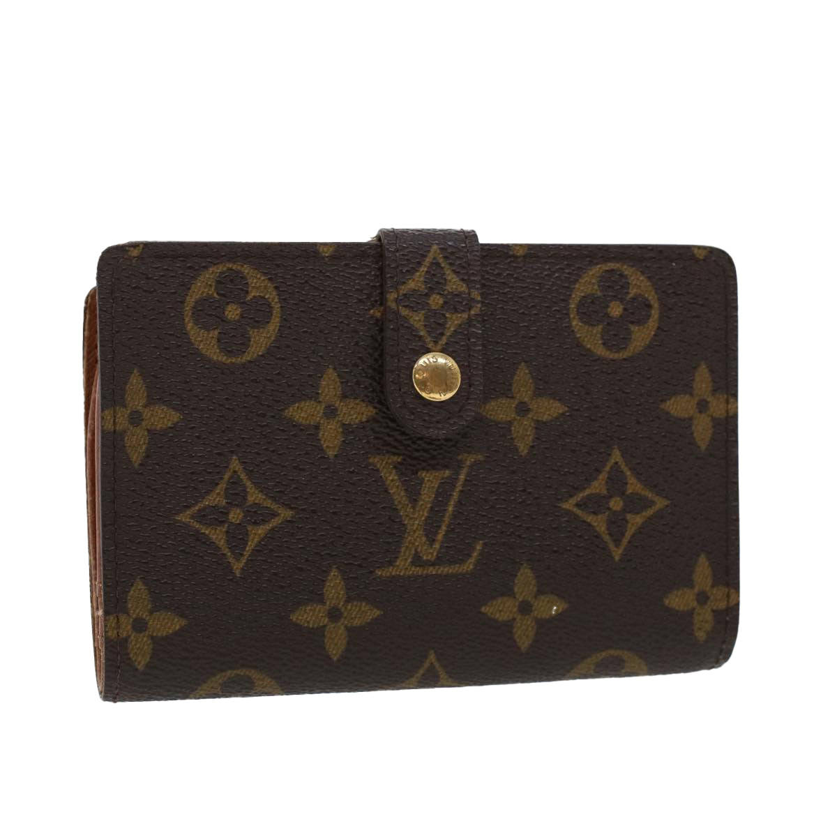 LOUIS VUITTON Monogram Porte Monnaie Billets Viennois Wallet M61663 Auth 44082