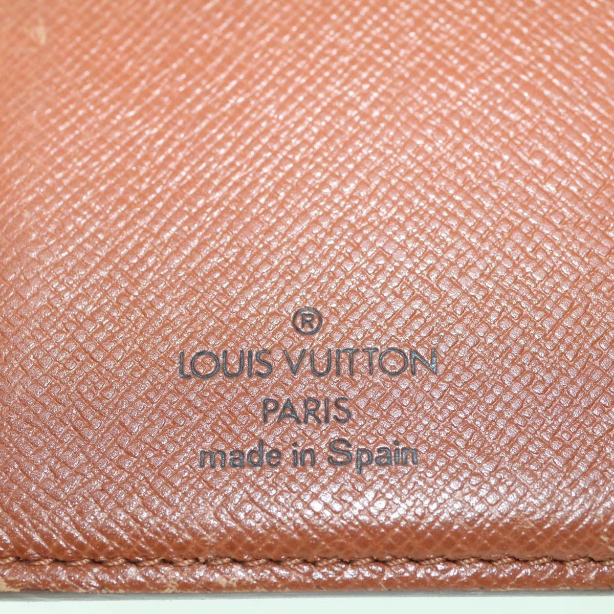 LOUIS VUITTON Monogram Porte Monnaie Billets Viennois Wallet M61663 Auth 44082