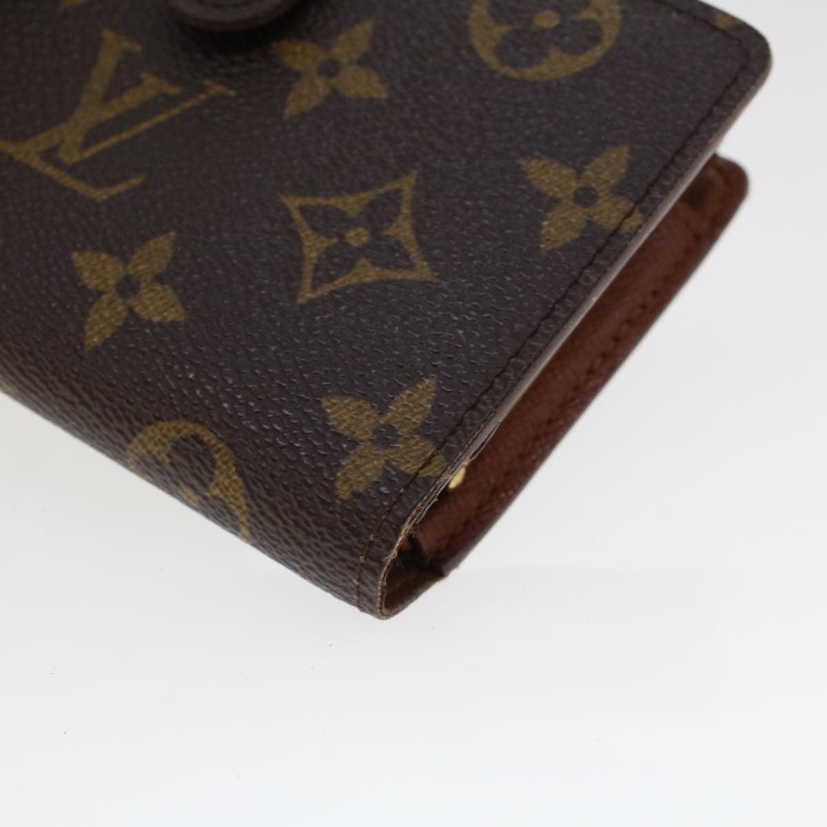 LOUIS VUITTON Monogram Porte Monnaie Billets Viennois Wallet M61663 Auth 44082