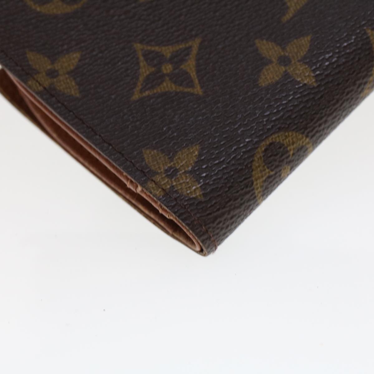 LOUIS VUITTON Monogram Porte Monnaie Billets Viennois Wallet M61663 Auth 44082