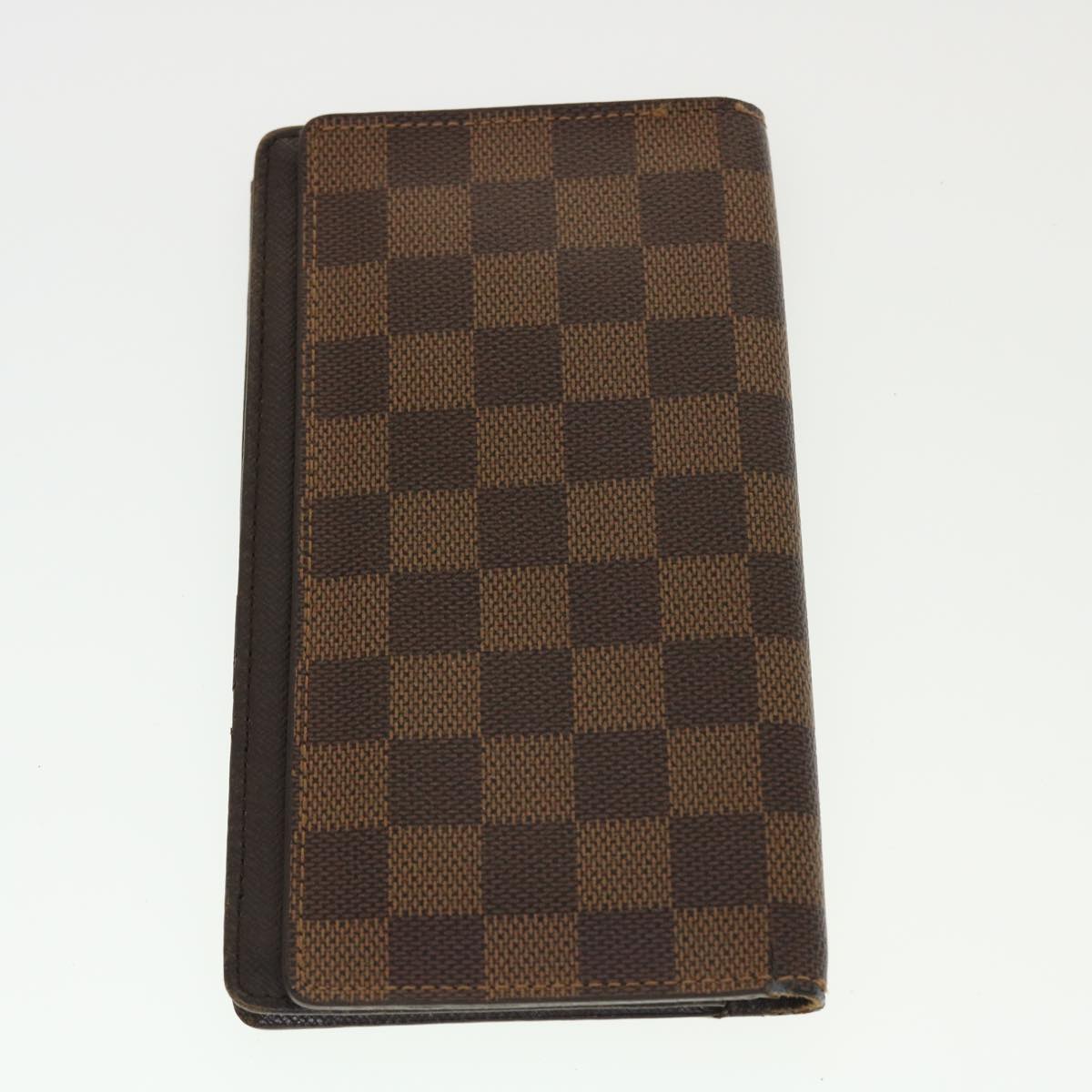 LOUIS VUITTON Damier Ebene Azur Graffit iPhone Case Long Wallet 6Set Auth 44085