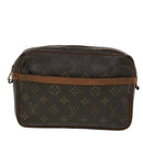 LOUIS VUITTON Monogram Compiegne 23 Clutch Bag M51847 LV Auth 44093-13