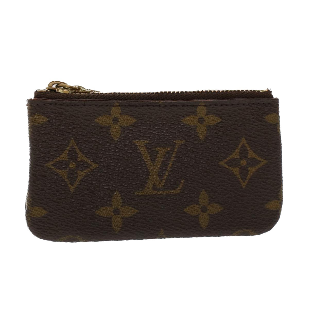 LOUIS VUITTON Monogram Pochette Cles Coin Purse M62650 LV Auth 44104