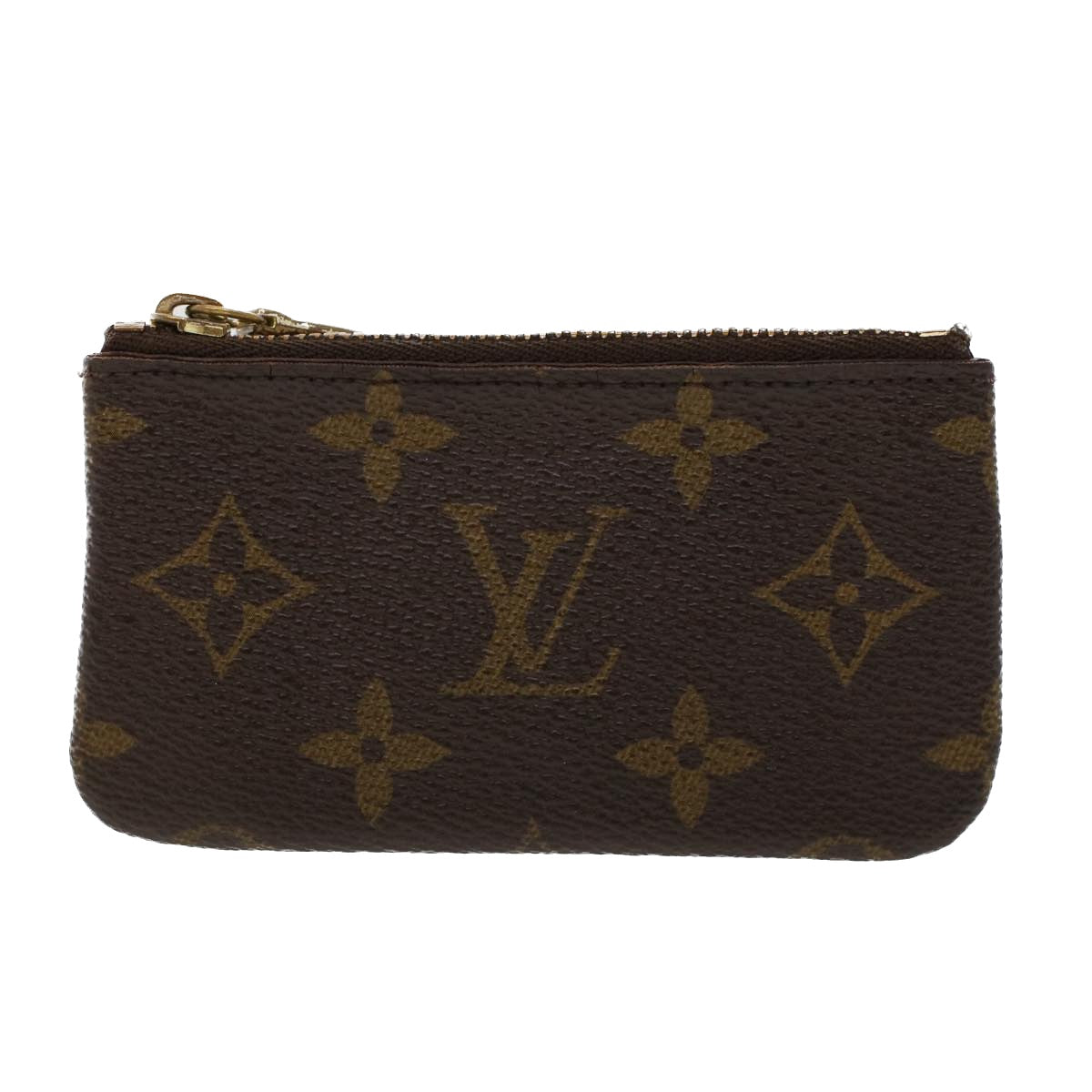 LOUIS VUITTON Monogram Pochette Cles Coin Purse M62650 LV Auth 44104