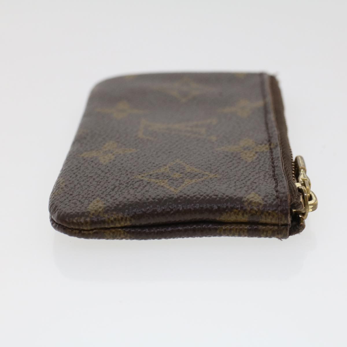 LOUIS VUITTON Monogram Pochette Cles Coin Purse M62650 LV Auth 44104