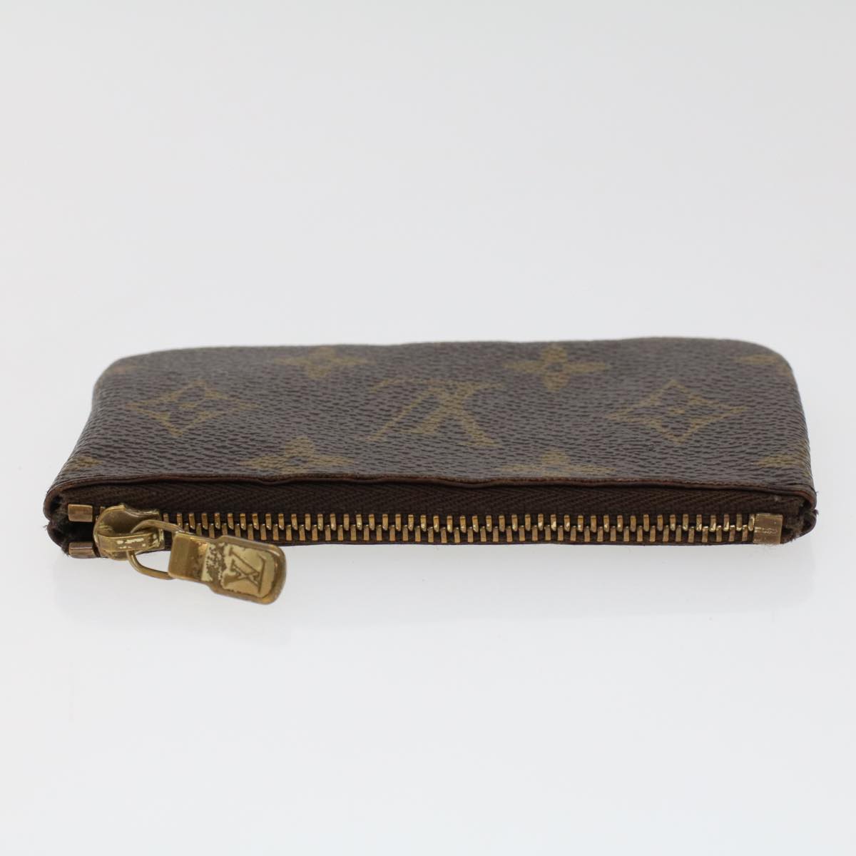 LOUIS VUITTON Monogram Pochette Cles Coin Purse M62650 LV Auth 44104