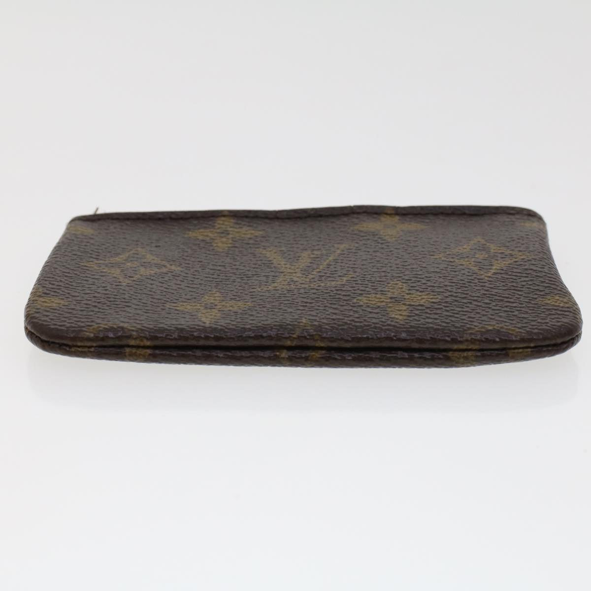 LOUIS VUITTON Monogram Pochette Cles Coin Purse M62650 LV Auth 44104