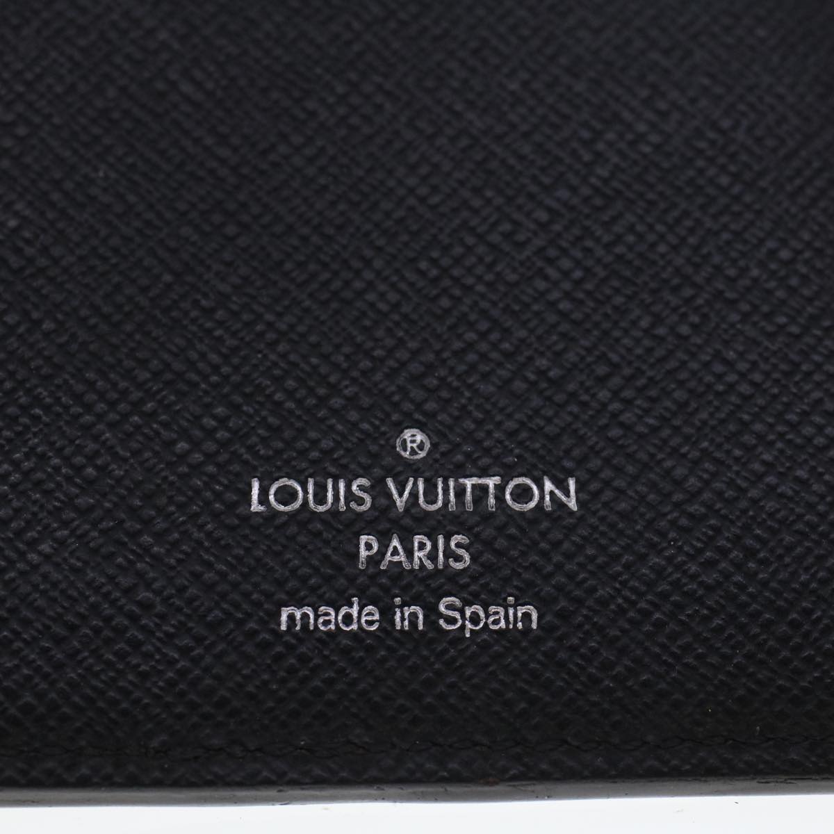 LOUIS VUITTON Eclipse Split Portefeuille Braza Long Wallet M63027 LV Auth 44110